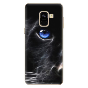 Silikonové pouzdro iSaprio - Samsung Galaxy A8 2018 - Black Puma