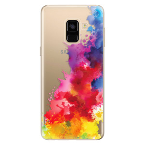 Silikonové pouzdro iSaprio - Samsung Galaxy A8 2018 - Color Splash 01