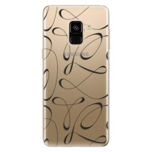 Silikonové pouzdro iSaprio - Samsung Galaxy A8 2018 - Fancy black