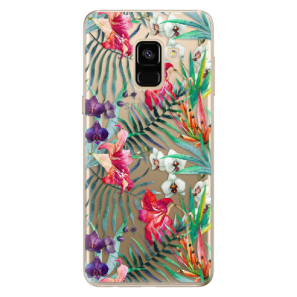 Odolné silikonové pouzdro iSaprio - Flower Pattern 03 - Samsung Galaxy A8 2018