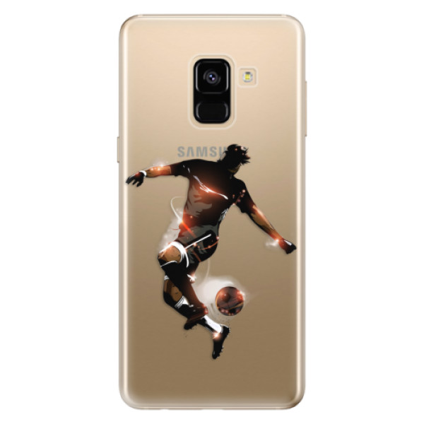 Silikonové odolné pouzdro iSaprio - Fotball 01 na mobil Samsung Galaxy A8 2018 (Silikonový kryt, obal, pouzdro iSaprio - Fotball 01 na mobilní telefon Samsung Galaxy A8 2018)