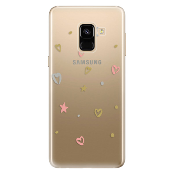 Odolné silikonové pouzdro iSaprio - Lovely Pattern - Samsung Galaxy A8 2018