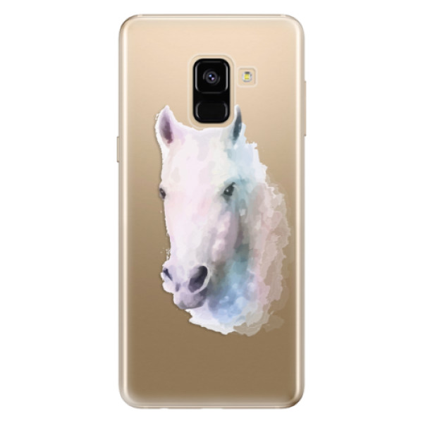 Silikonové odolné pouzdro iSaprio - Horse 01 na mobil Samsung Galaxy A8 2018 (Silikonový kryt, obal, pouzdro iSaprio - Horse 01 na mobilní telefon Samsung Galaxy A8 2018)