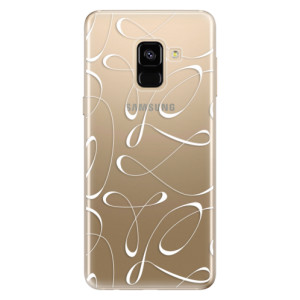 Silikonové pouzdro iSaprio - Samsung Galaxy A8 2018 - Fancy white