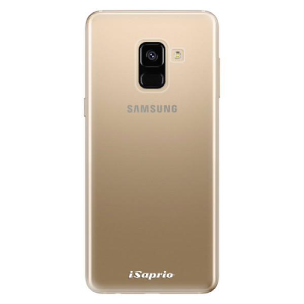 Silikonové odolné pouzdro iSaprio - 4Pure - čiré bez potisku na mobil Samsung Galaxy A8 2018 (Silikonový kryt, obal, pouzdro iSaprio - 4Pure - čiré bez potisku na mobilní telefon Samsung Galaxy A8 2018)