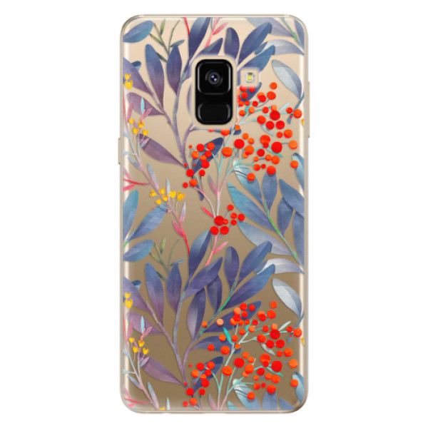 Silikonové odolné pouzdro iSaprio - Rowanberry na mobil Samsung Galaxy A8 2018 (Silikonový kryt, obal, pouzdro iSaprio - Rowanberry na mobilní telefon Samsung Galaxy A8 2018)