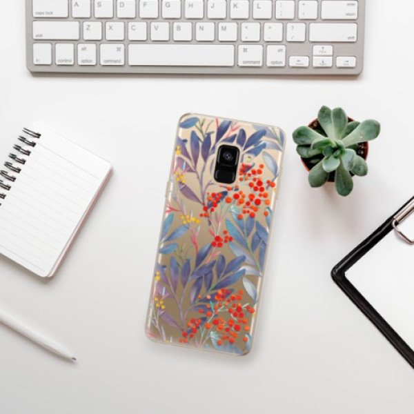 Silikonové pouzdro iSaprio - Samsung Galaxy A8 2018 - Rowanberry