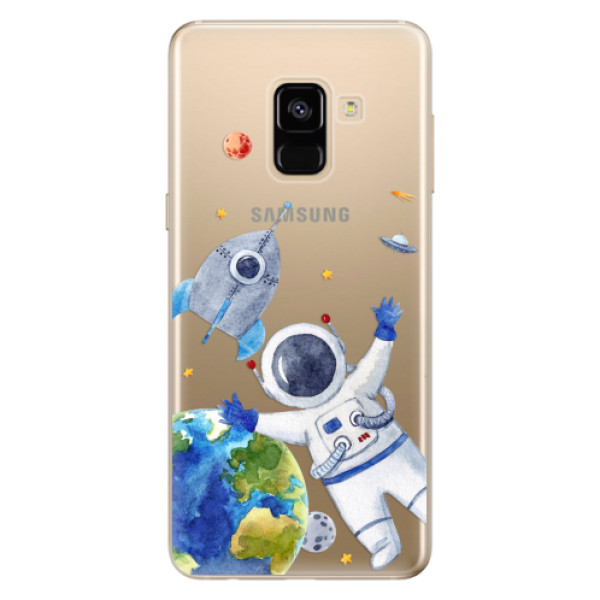 Odolné silikonové pouzdro iSaprio - Space 05 - Samsung Galaxy A8 2018
