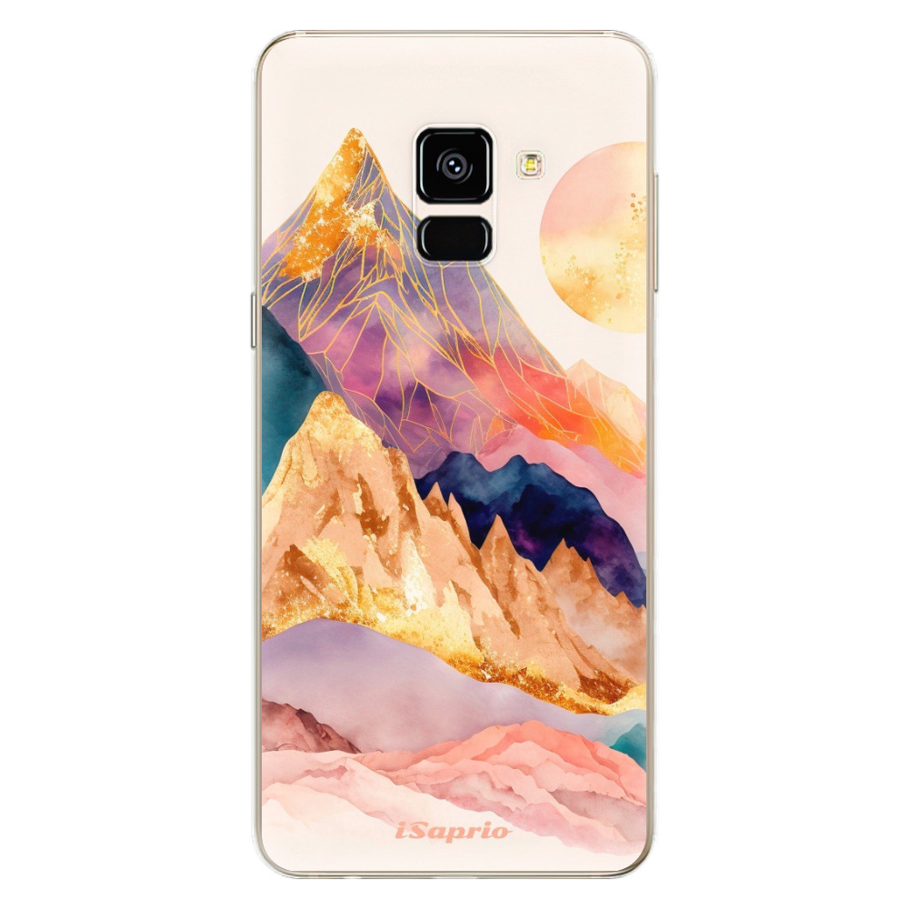 Odolné silikonové pouzdro iSaprio - Abstract Mountains - Samsung Galaxy A8 2018