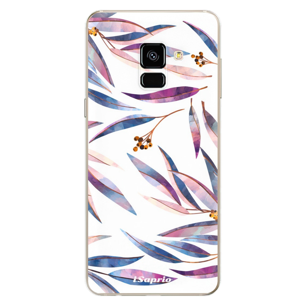 Odolné silikonové pouzdro iSaprio - Eucalyptus - Samsung Galaxy A8 2018