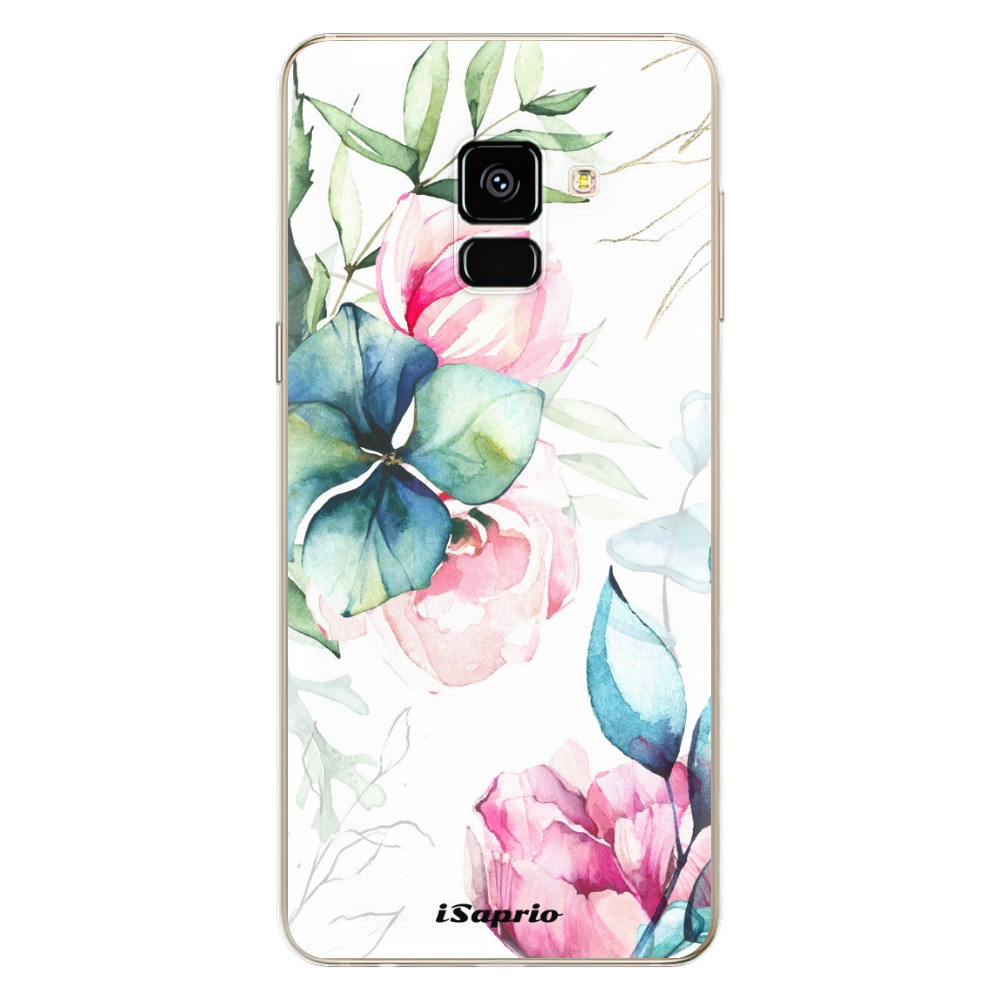 Odolné silikonové pouzdro iSaprio - Flower Art 01 - Samsung Galaxy A8 2018