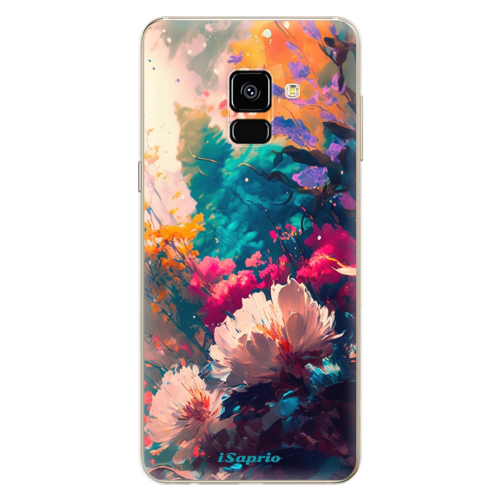 Odolné silikonové pouzdro iSaprio - Flower Design - Samsung Galaxy A8 2018