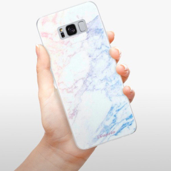 Silikonové pouzdro iSaprio - Samsung Galaxy S8 - Raibow Marble 10
