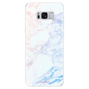 Silikonové pouzdro iSaprio - Samsung Galaxy S8 - Raibow Marble 10