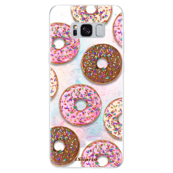 Silikonové odolné pouzdro iSaprio - Donuts 11 na mobil Samsung Galaxy S8 (Silikonový kryt, obal, pouzdro iSaprio - Donuts 11 na mobilní telefon Samsung Galaxy S8)