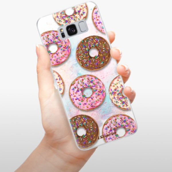 Silikonové pouzdro iSaprio - Samsung Galaxy S8 - Donuts 11
