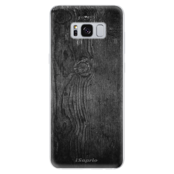 Silikonové odolné pouzdro iSaprio - Black Wood 13 na mobil Samsung Galaxy S8 (Silikonový kryt, obal, pouzdro iSaprio - Black Wood 13 na mobilní telefon Samsung Galaxy S8)