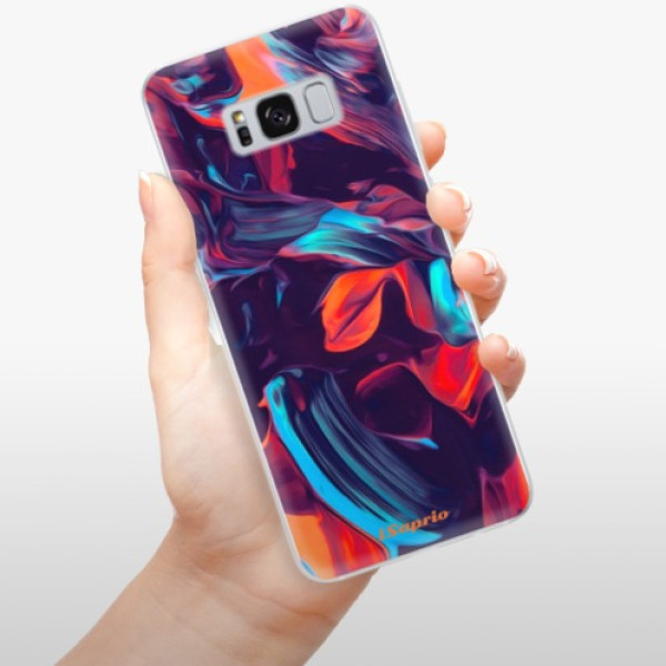 Silikonové pouzdro iSaprio - Samsung Galaxy S8 - Color Marble 19