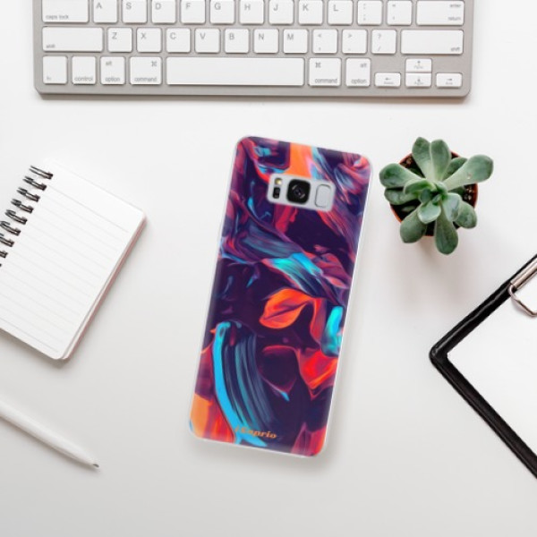 Silikonové pouzdro iSaprio - Samsung Galaxy S8 - Color Marble 19