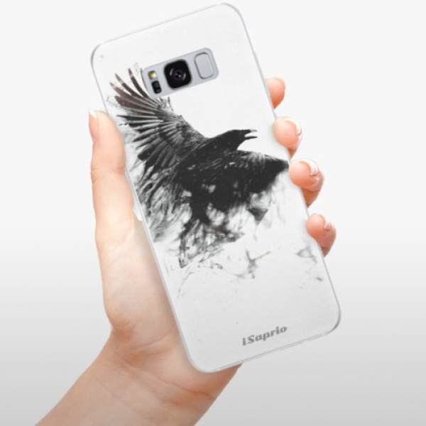Silikonové pouzdro iSaprio - Samsung Galaxy S8 - Dark Bird 01