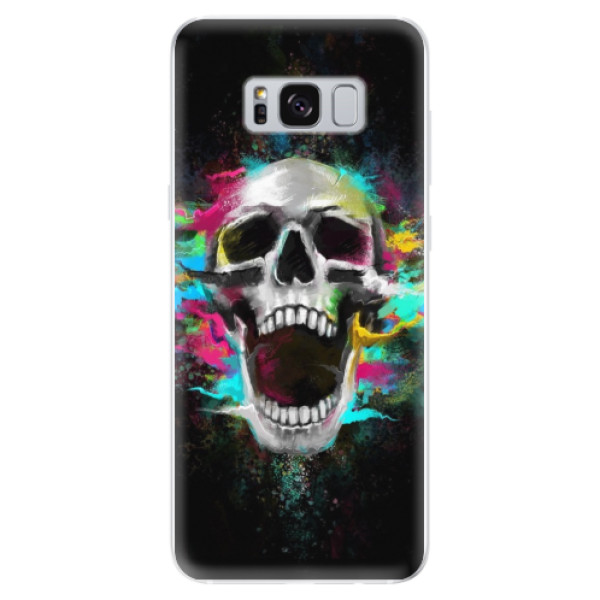 Silikonové odolné pouzdro iSaprio - Skull in Colors na mobil Samsung Galaxy S8 (Silikonový kryt, obal, pouzdro iSaprio - Skull in Colors na mobilní telefon Samsung Galaxy S8)