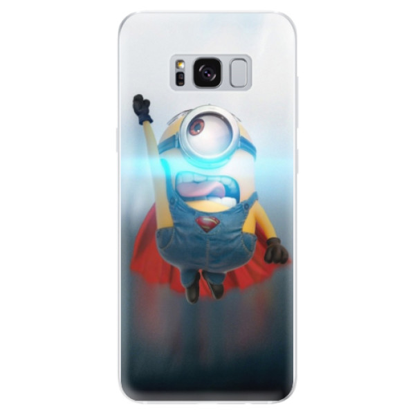 Silikonové odolné pouzdro iSaprio - Mimons Superman 02 na mobil Samsung Galaxy S8 (Silikonový kryt, obal, pouzdro iSaprio - Mimons Superman 02 na mobilní telefon Samsung Galaxy S8)