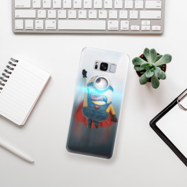 Silikonové pouzdro iSaprio - Samsung Galaxy S8 - Mimons Superman 02