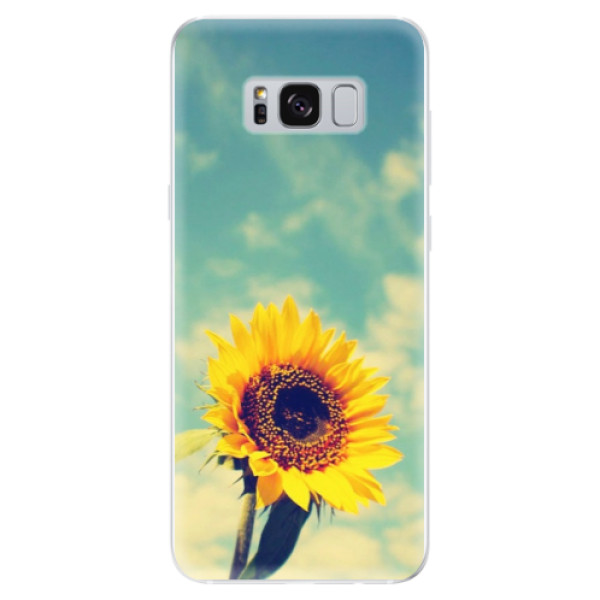 Odolné silikonové pouzdro iSaprio - Sunflower 01 - Samsung Galaxy S8