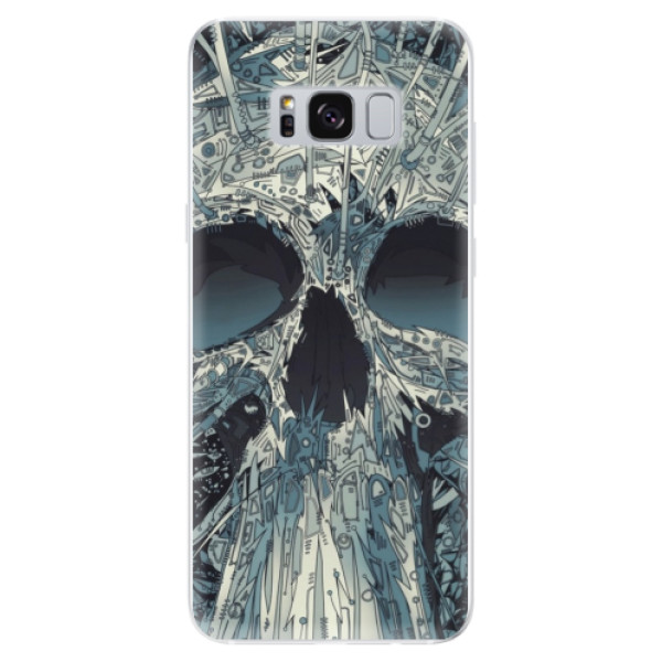 Silikonové odolné pouzdro iSaprio - Abstract Skull na mobil Samsung Galaxy S8 (Silikonový kryt, obal, pouzdro iSaprio - Abstract Skull na mobilní telefon Samsung Galaxy S8)