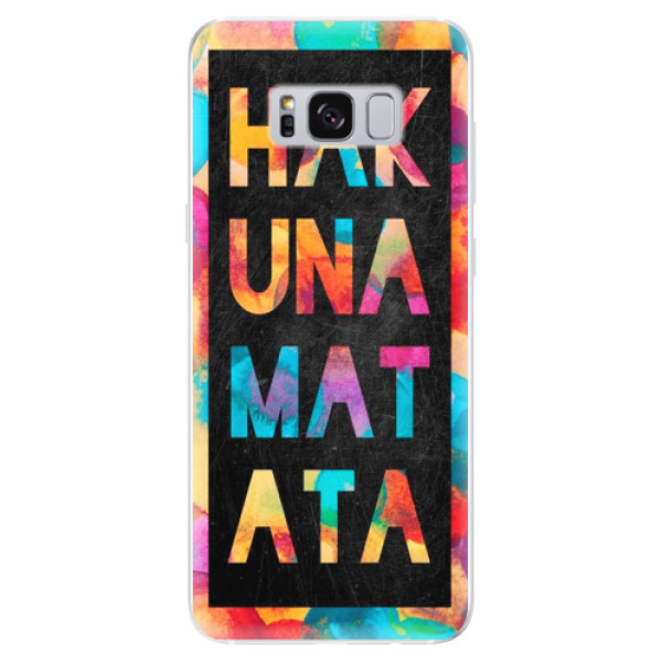 Silikonové odolné pouzdro iSaprio - Hakuna Matata 01 na mobil Samsung Galaxy S8 (Silikonový kryt, obal, pouzdro iSaprio - Hakuna Matata 01 na mobilní telefon Samsung Galaxy S8)