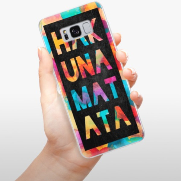 Silikonové pouzdro iSaprio - Samsung Galaxy S8 - Hakuna Matata 01