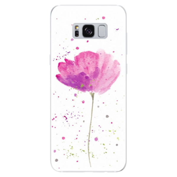 Silikonové odolné pouzdro iSaprio - Poppies na mobil Samsung Galaxy S8 (Silikonový kryt, obal, pouzdro iSaprio - Poppies na mobilní telefon Samsung Galaxy S8)