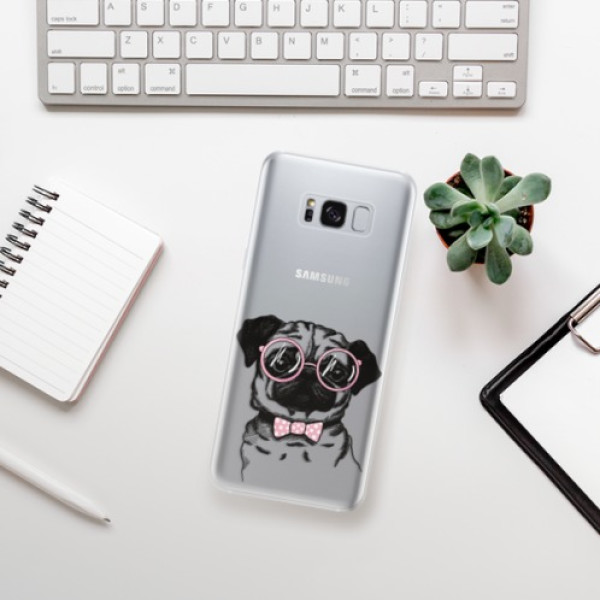 Silikonové pouzdro iSaprio - Samsung Galaxy S8 - The Pug