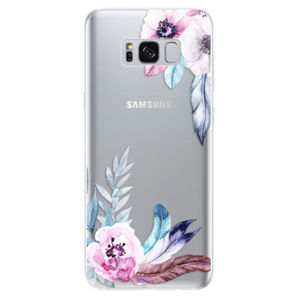 Silikonové odolné pouzdro iSaprio - Flower Pattern 04 na mobil Samsung Galaxy S8 (Silikonový kryt, obal, pouzdro iSaprio - Flower Pattern 04 na mobilní telefon Samsung Galaxy S8)