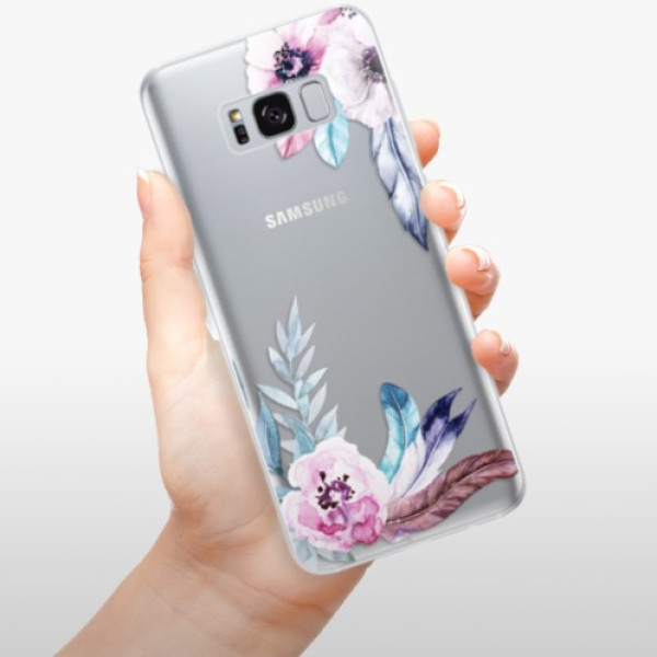 Silikonové pouzdro iSaprio - Samsung Galaxy S8 - Flower Pattern 04