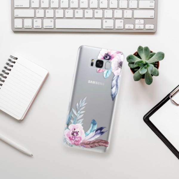 Silikonové pouzdro iSaprio - Samsung Galaxy S8 - Flower Pattern 04