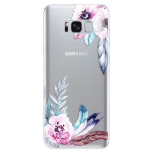 Silikonové pouzdro iSaprio - Samsung Galaxy S8 - Flower Pattern 04