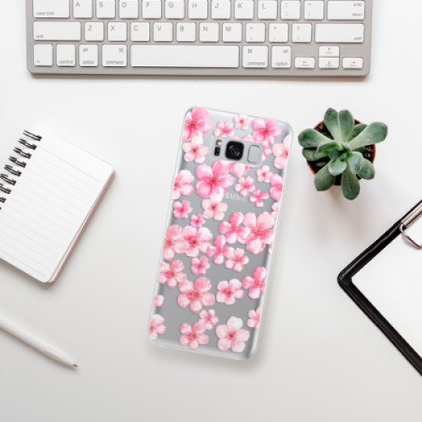 Silikonové pouzdro iSaprio - Samsung Galaxy S8 - Flower Pattern 05