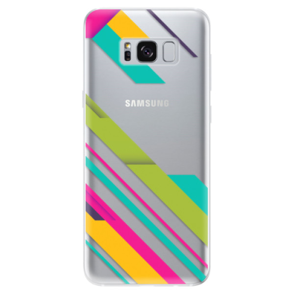 Odolné silikonové pouzdro iSaprio - Color Stripes 03 - Samsung Galaxy S8