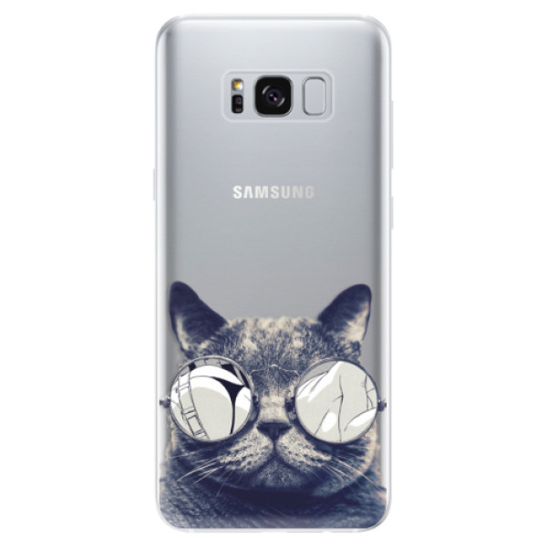Silikonové odolné pouzdro iSaprio - Crazy Cat 01 na mobil Samsung Galaxy S8 (Silikonový kryt, obal, pouzdro iSaprio - Crazy Cat 01 na mobilní telefon Samsung Galaxy S8)