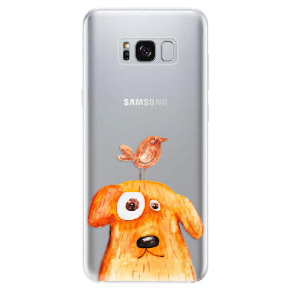 Silikonové odolné pouzdro iSaprio - Dog And Bird na mobil Samsung Galaxy S8 (Silikonový kryt, obal, pouzdro iSaprio - Dog And Bird na mobilní telefon Samsung Galaxy S8)