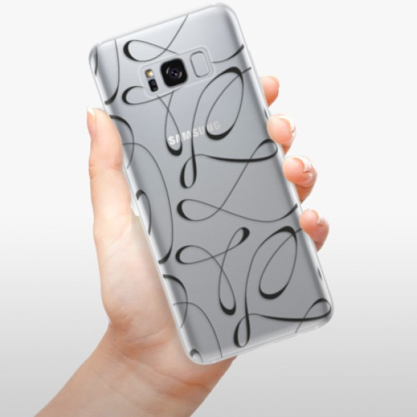 Silikonové pouzdro iSaprio - Samsung Galaxy S8 - Fancy black