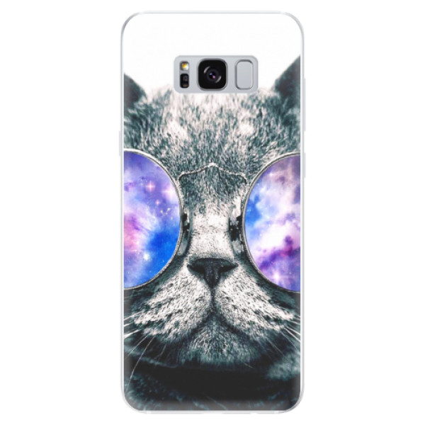 Silikonové odolné pouzdro iSaprio - Galaxy Cat na mobil Samsung Galaxy S8 (Silikonový kryt, obal, pouzdro iSaprio - Galaxy Cat na mobilní telefon Samsung Galaxy S8)