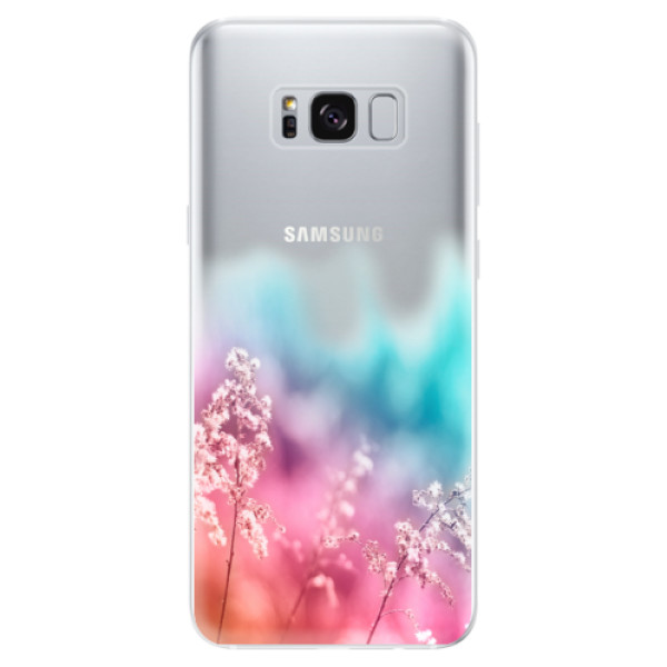 Silikonové odolné pouzdro iSaprio - Rainbow Grass na mobil Samsung Galaxy S8 (Silikonový kryt, obal, pouzdro iSaprio - Rainbow Grass na mobilní telefon Samsung Galaxy S8)