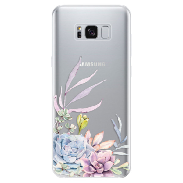 Silikonové odolné pouzdro iSaprio - Succulent 01 na mobil Samsung Galaxy S8 (Silikonový kryt, obal, pouzdro iSaprio - Succulent 01 na mobilní telefon Samsung Galaxy S8)