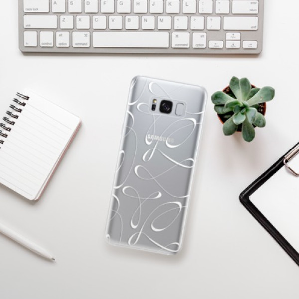 Silikonové pouzdro iSaprio - Samsung Galaxy S8 - Fancy white