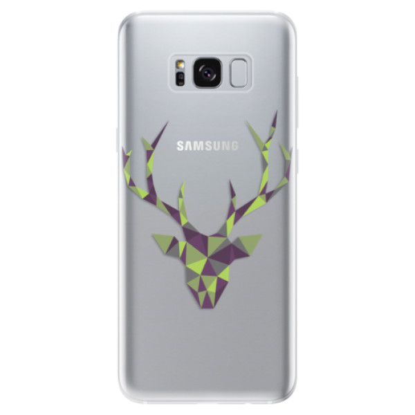 Odolné silikonové pouzdro iSaprio - Deer Green - Samsung Galaxy S8