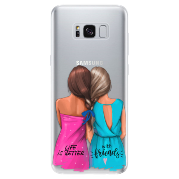 Silikonové odolné pouzdro iSaprio - Best Friends na mobil Samsung Galaxy S8 (Silikonový kryt, obal, pouzdro iSaprio - Best Friends na mobilní telefon Samsung Galaxy S8)