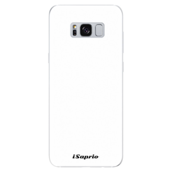 Odolné silikonové pouzdro iSaprio - 4Pure - bílý - Samsung Galaxy S8