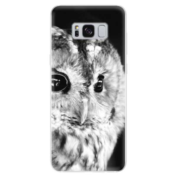 Silikonové odolné pouzdro iSaprio - BW Owl na mobil Samsung Galaxy S8 (Silikonový kryt, obal, pouzdro iSaprio - BW Owl na mobilní telefon Samsung Galaxy S8)